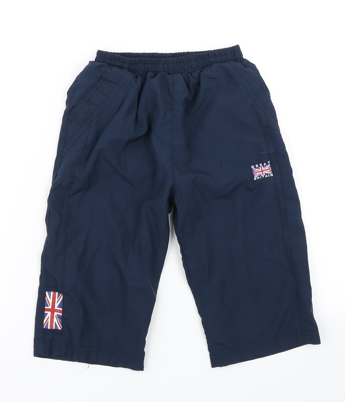 Great Britain Boys Blue   Cropped Trousers Size 5-6 Years