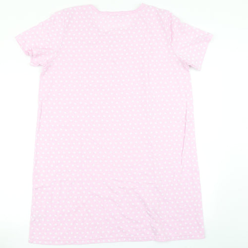 BM Womens Pink Floral  Top Nightshirt Size 16