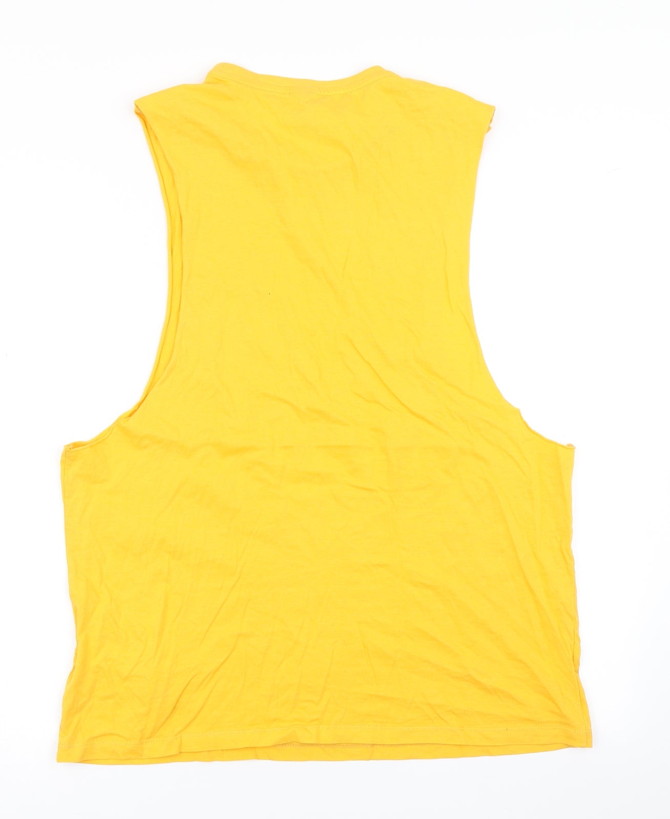ASOS Mens Yellow    T-Shirt Size S  - Tank Vest