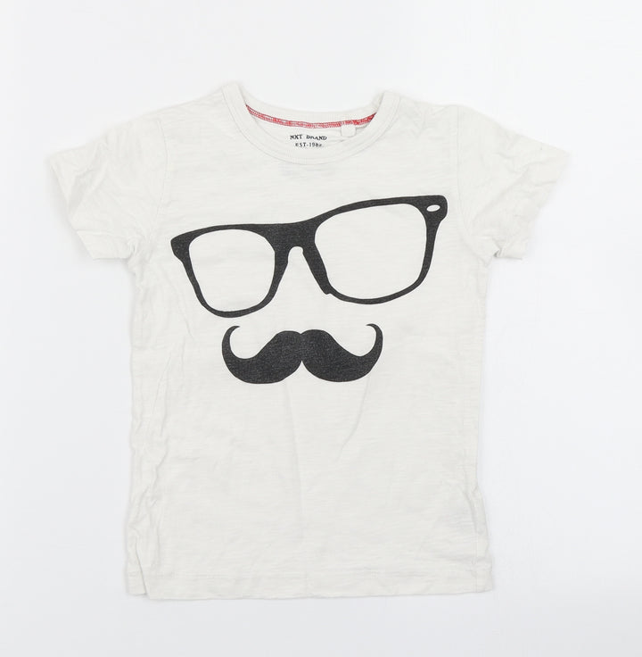 NEXT Girls White   Basic T-Shirt Size 2-3 Years