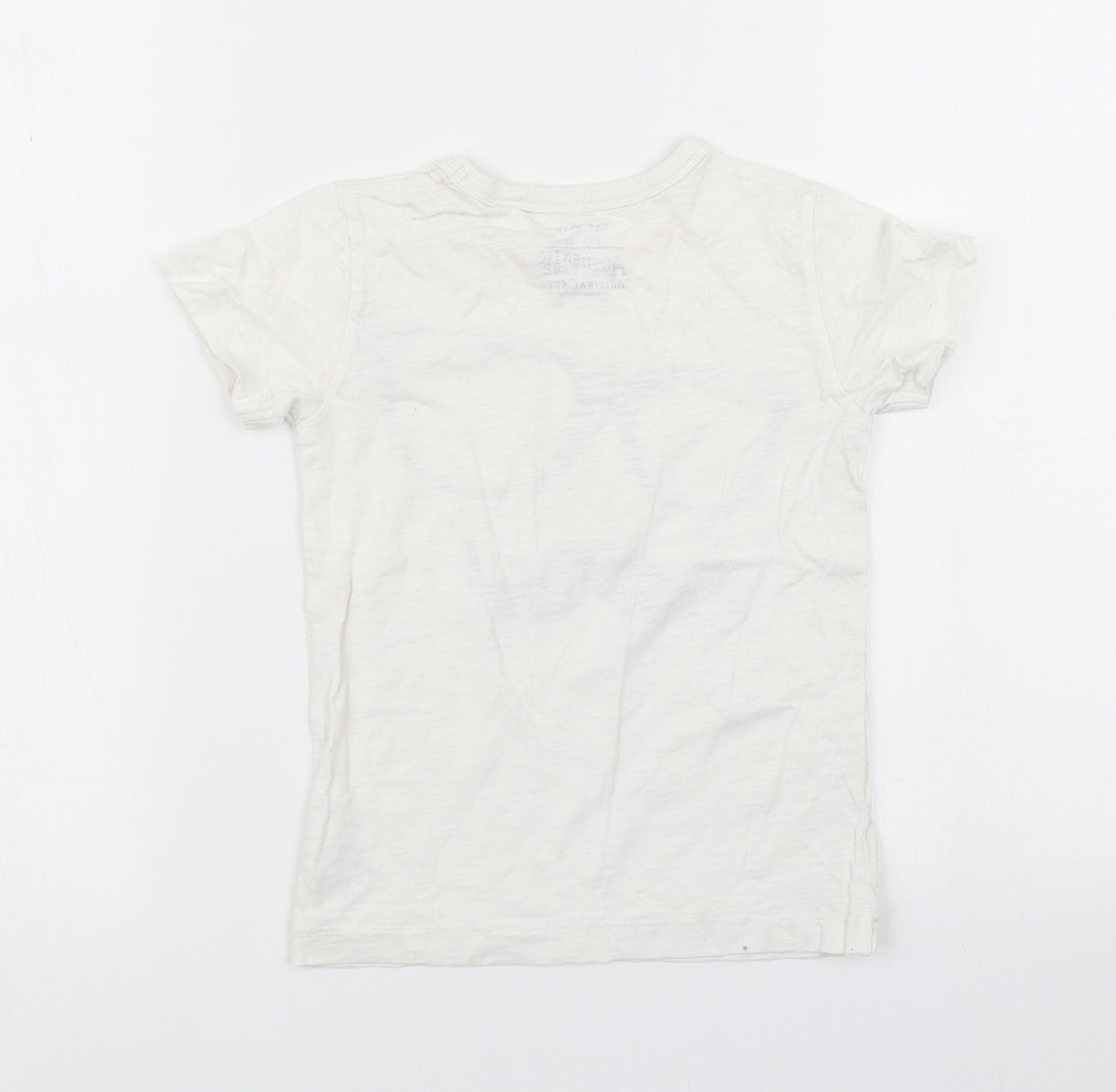 NEXT Girls White   Basic T-Shirt Size 2-3 Years