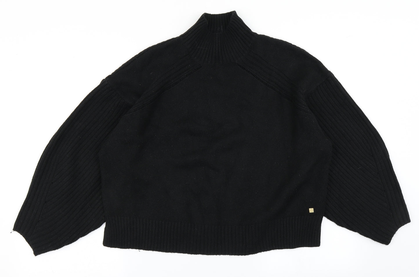 River Island Womens Black   Pullover Jumper Size M  - Cropped