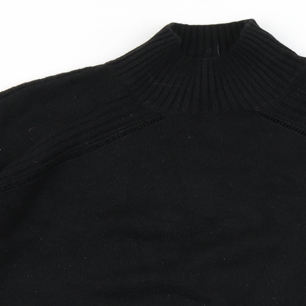 River Island Womens Black   Pullover Jumper Size M  - Cropped