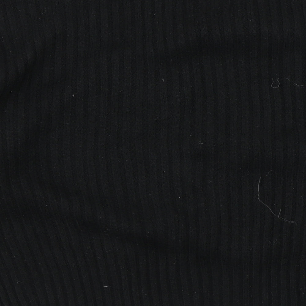 River Island Womens Black   Pullover Jumper Size M  - Cropped