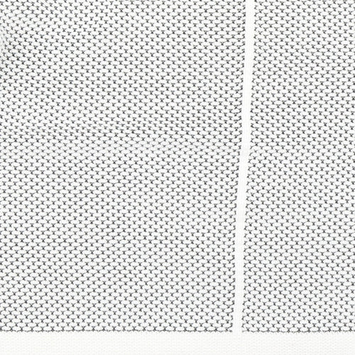 M&S Womens White Polka Dot Knit Pullover Jumper Size 14  - Cropped