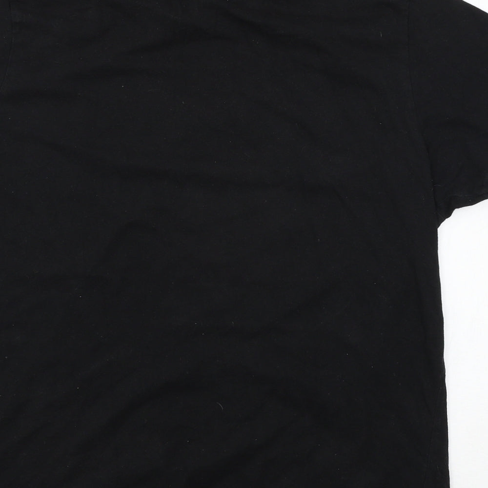 Lee Cooper Mens Black  Jersey  T-Shirt Size XL