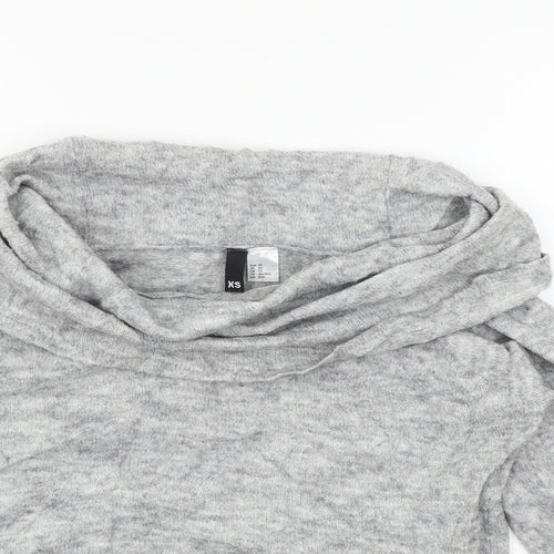 Divided by H&M Womens Grey  Knit Pullover Jumper Size XS
