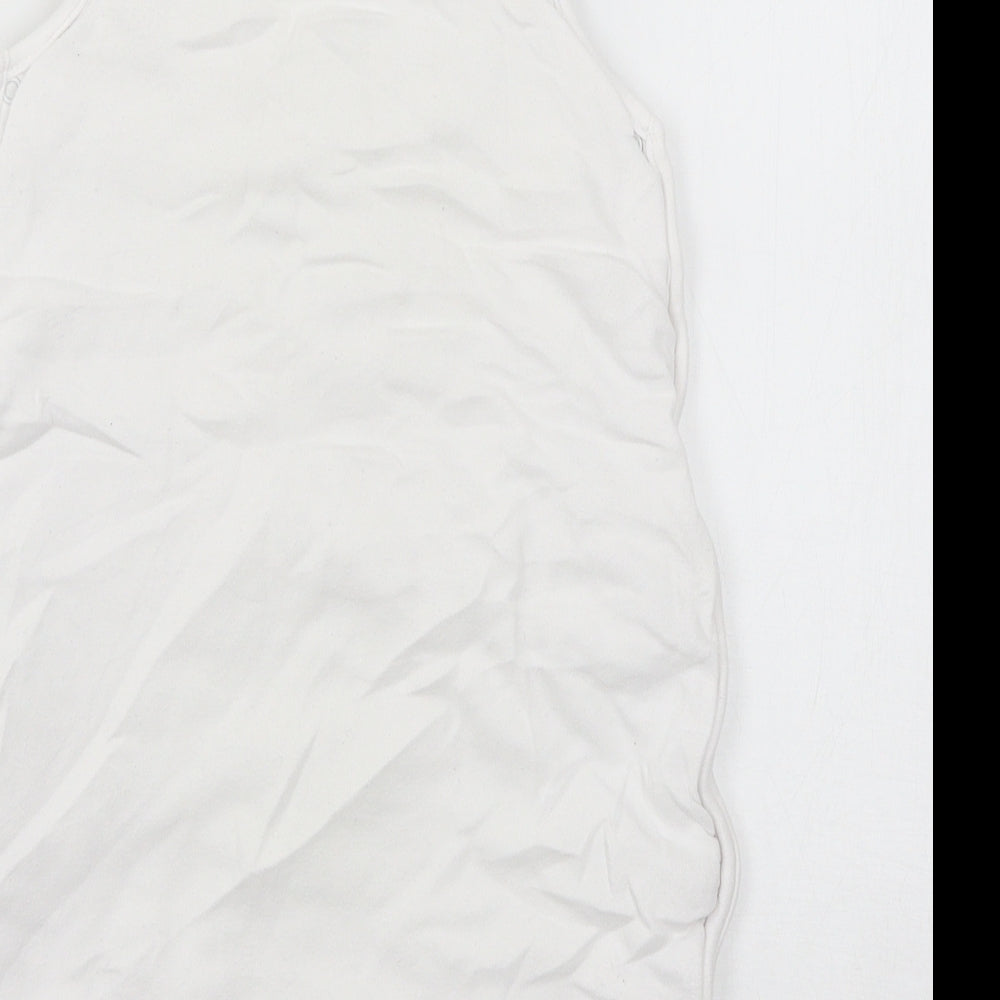 Bebe Bonito Baby White Geometric Jersey  One Piece Size 6-9 Months  - Best Friends