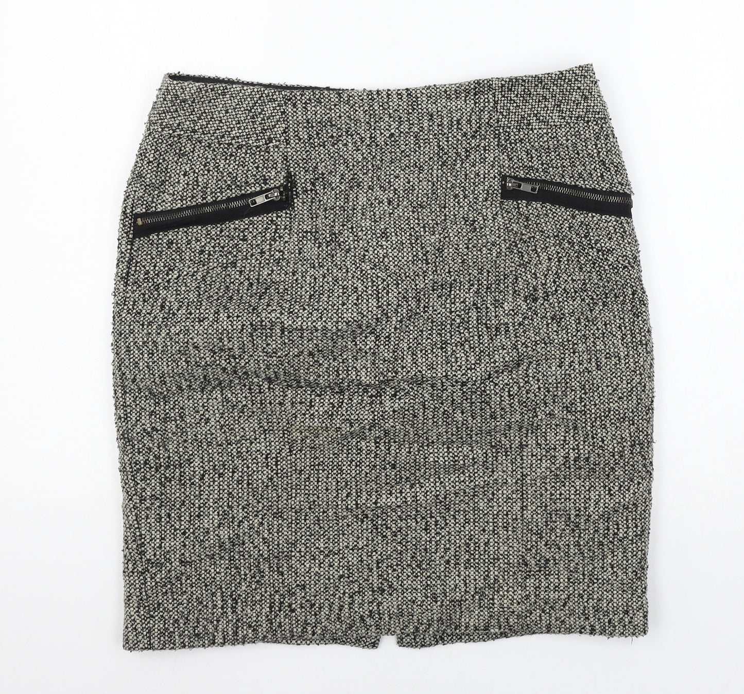 FOREVER 21 Womens Grey   A-Line Skirt Size L