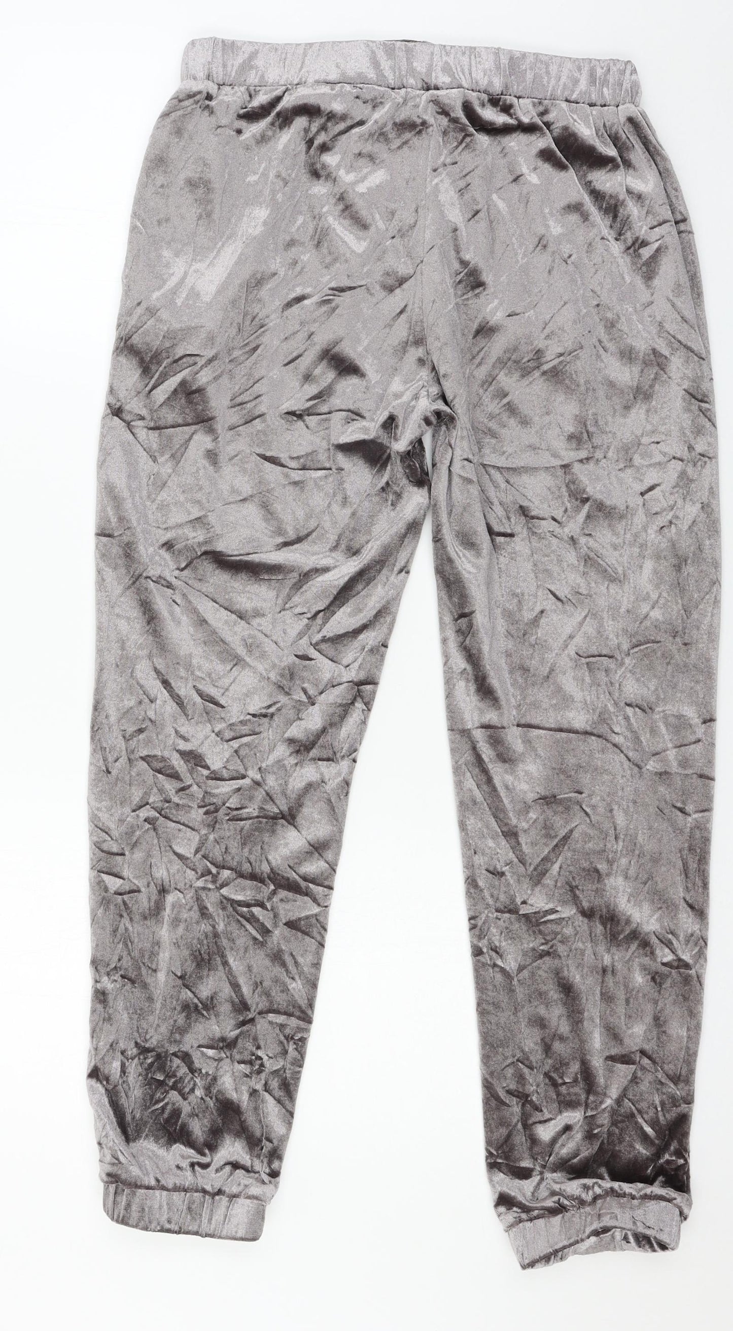 Zara Womens Purple  Velour Trousers  Size M L27 in