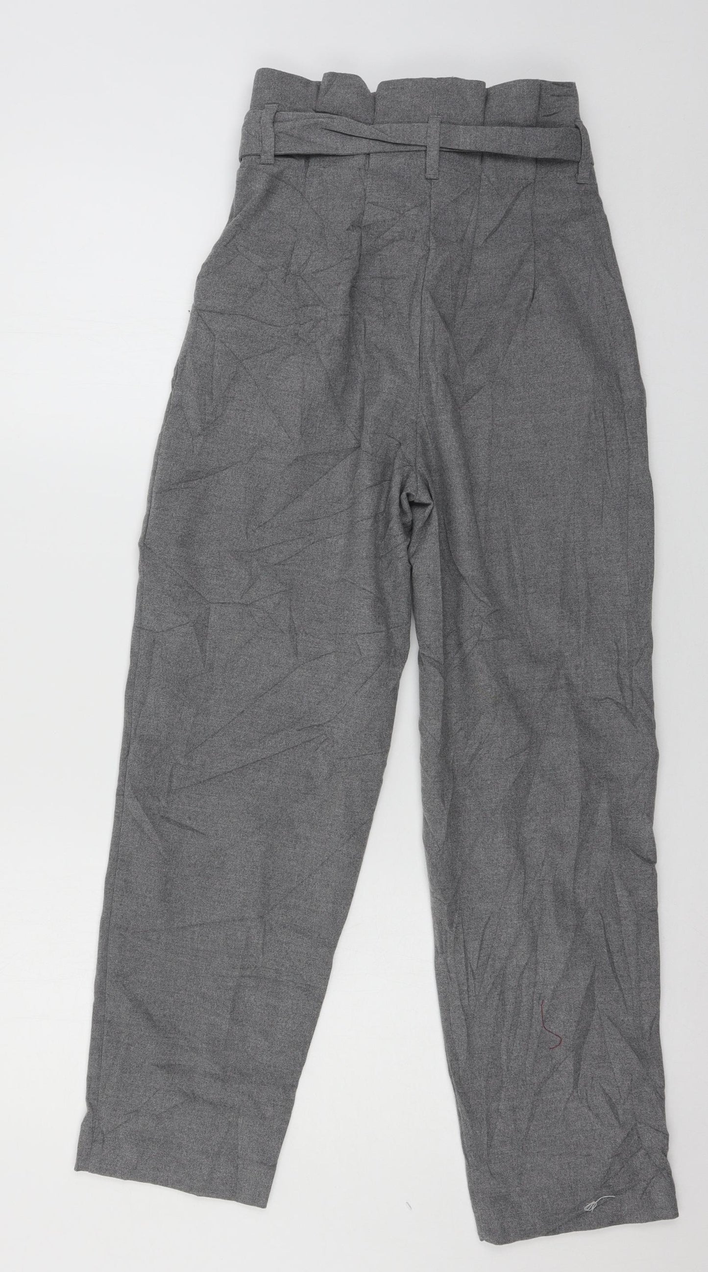 H&M Womens Grey   Trousers  Size 6 L28 in