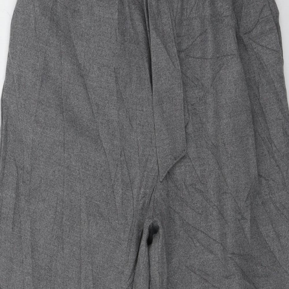 H&M Womens Grey   Trousers  Size 6 L28 in