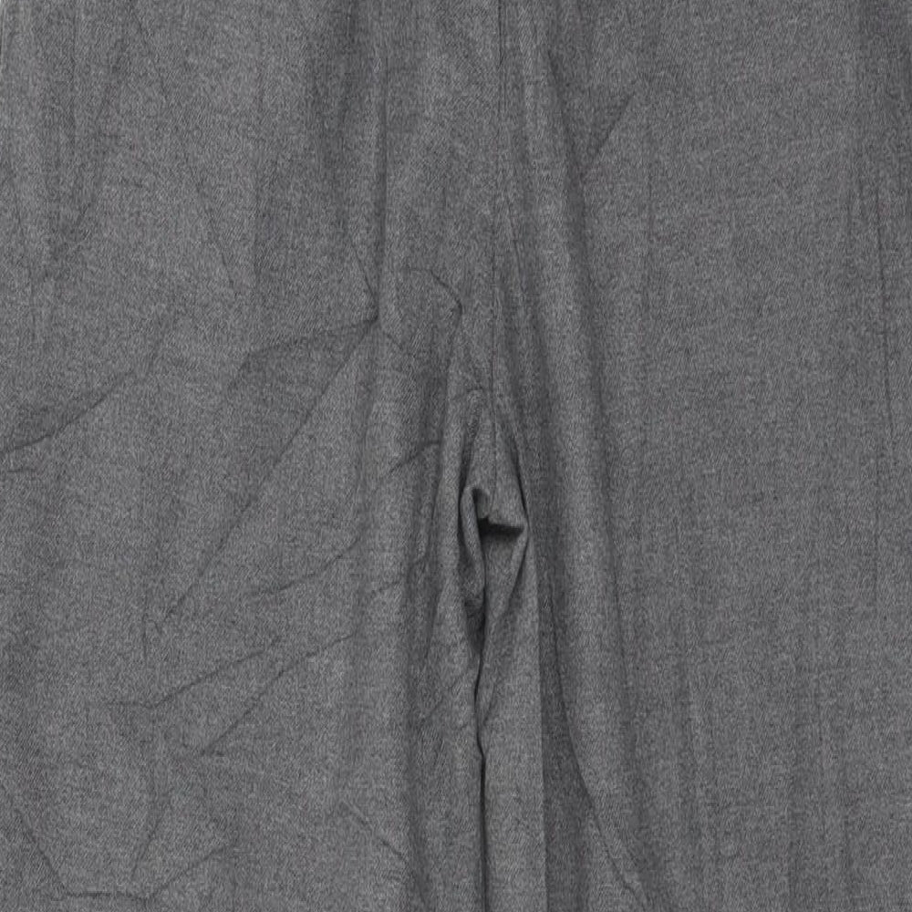 H&M Womens Grey   Trousers  Size 6 L28 in