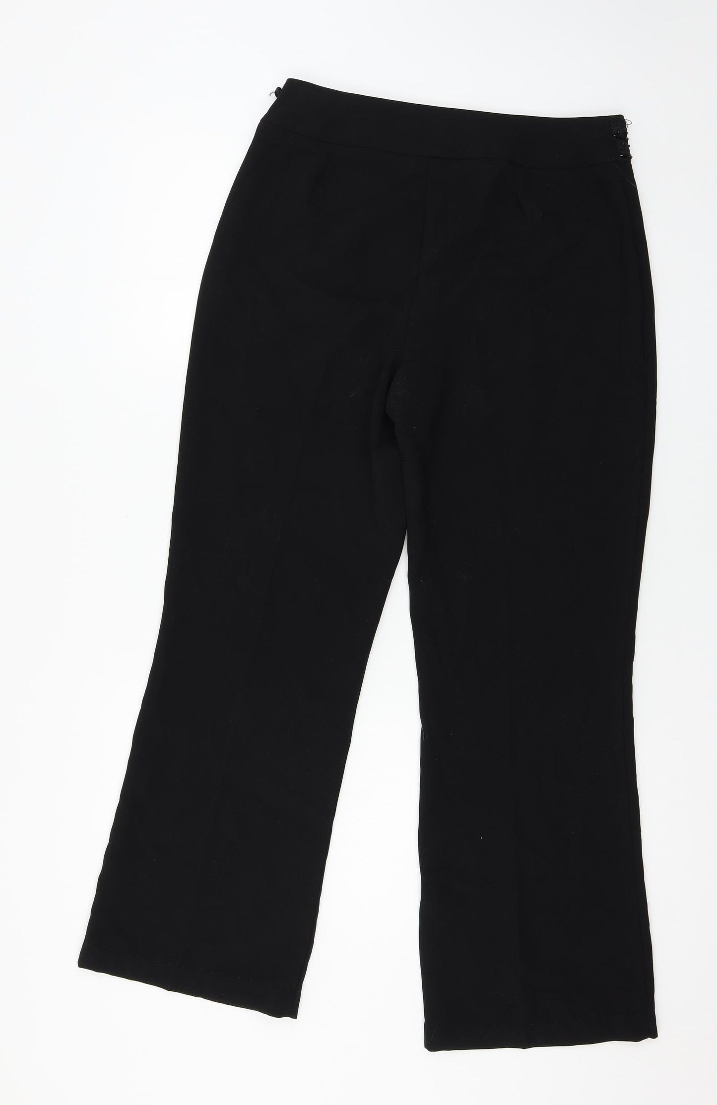 Wallis Womens Black   Trousers  Size 12 L28 in