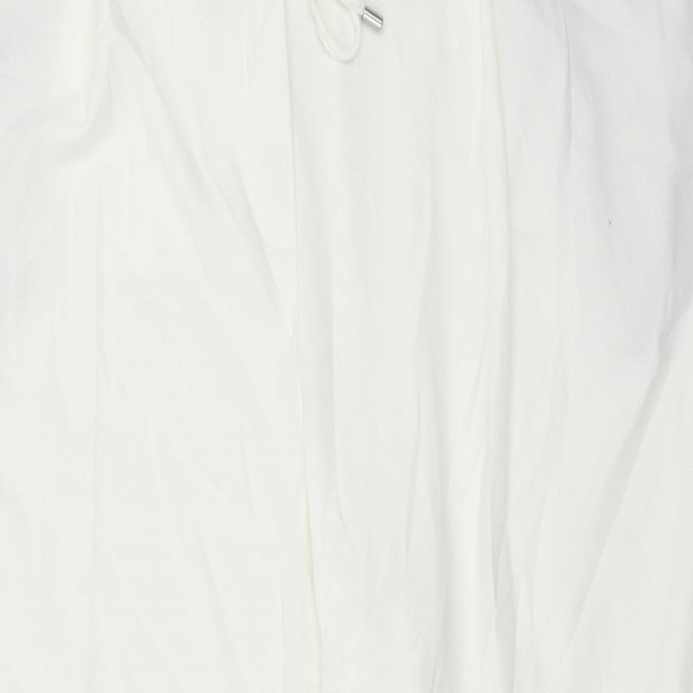 Marks and Spencer Womens Ivory   Trousers  Size 22 L27 in