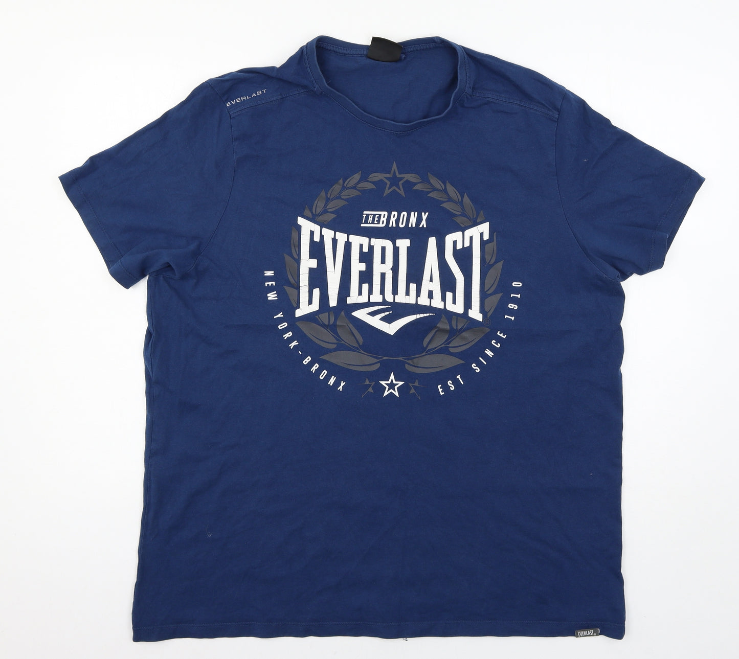 Everlast Mens Blue  Jersey  T-Shirt Size 2XL