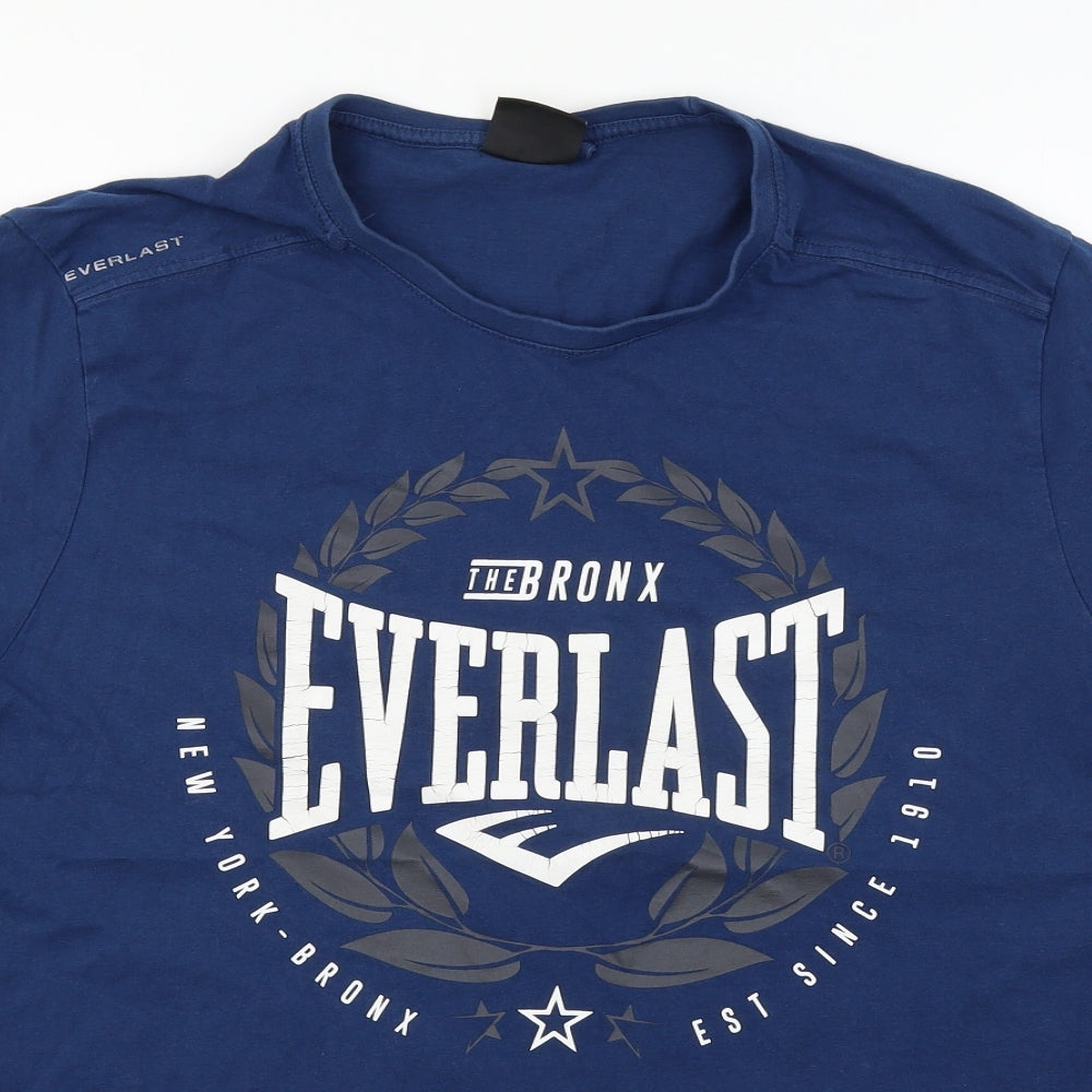 Everlast Mens Blue  Jersey  T-Shirt Size 2XL