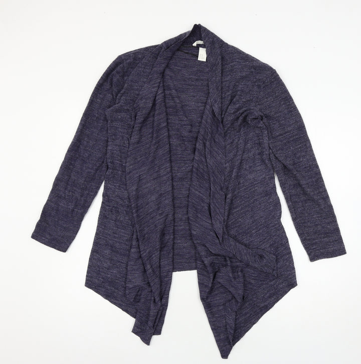 H&M Womens Blue  Knit Cardigan Jumper Size XS