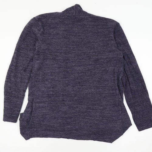 H&M Womens Blue  Knit Cardigan Jumper Size XS