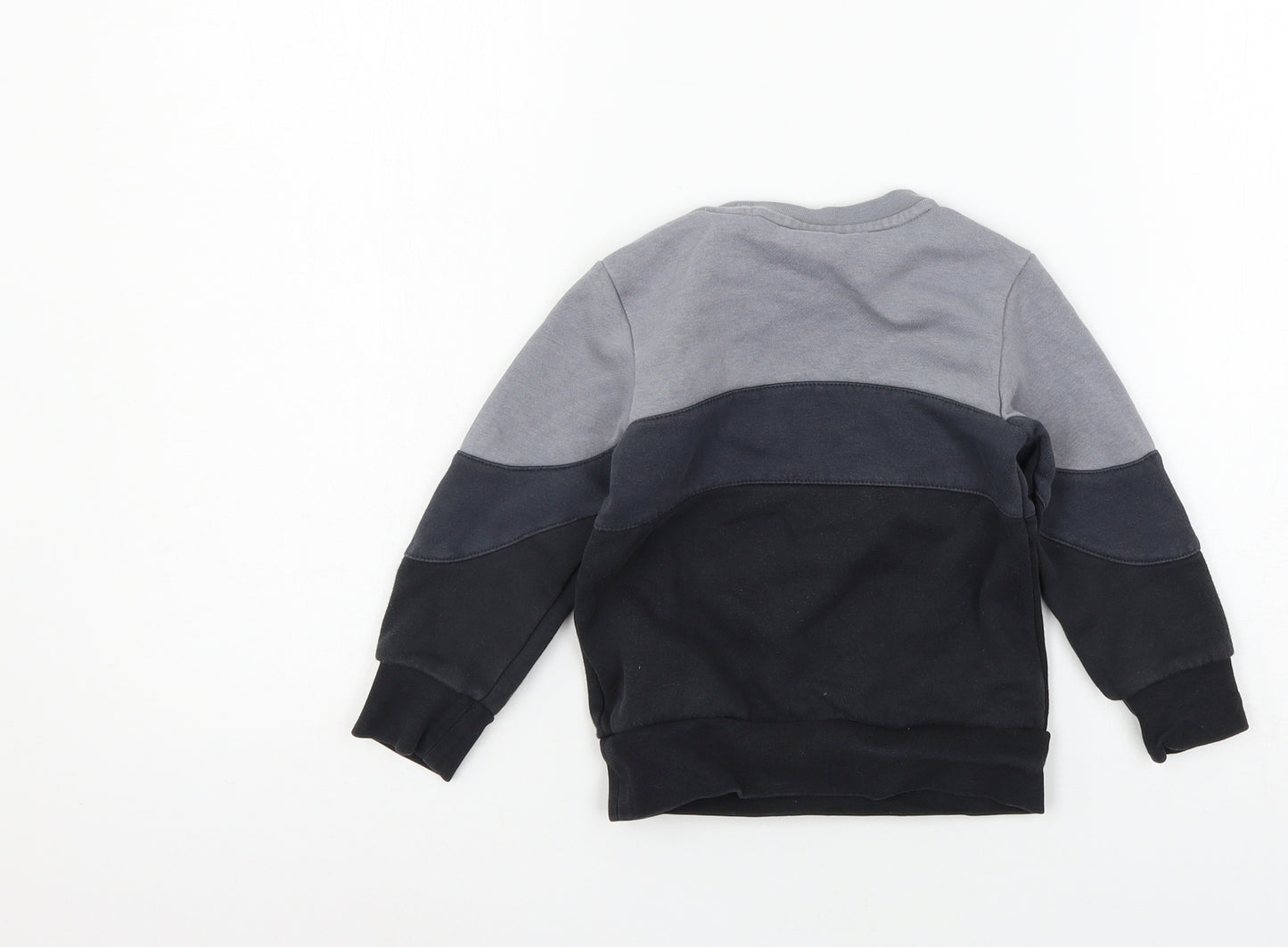 adidas Boys Grey  Jersey Pullover Jumper Size 18-24 Months