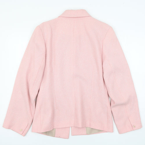 Preworn Womens Pink   Pea Coat Coat Size 10