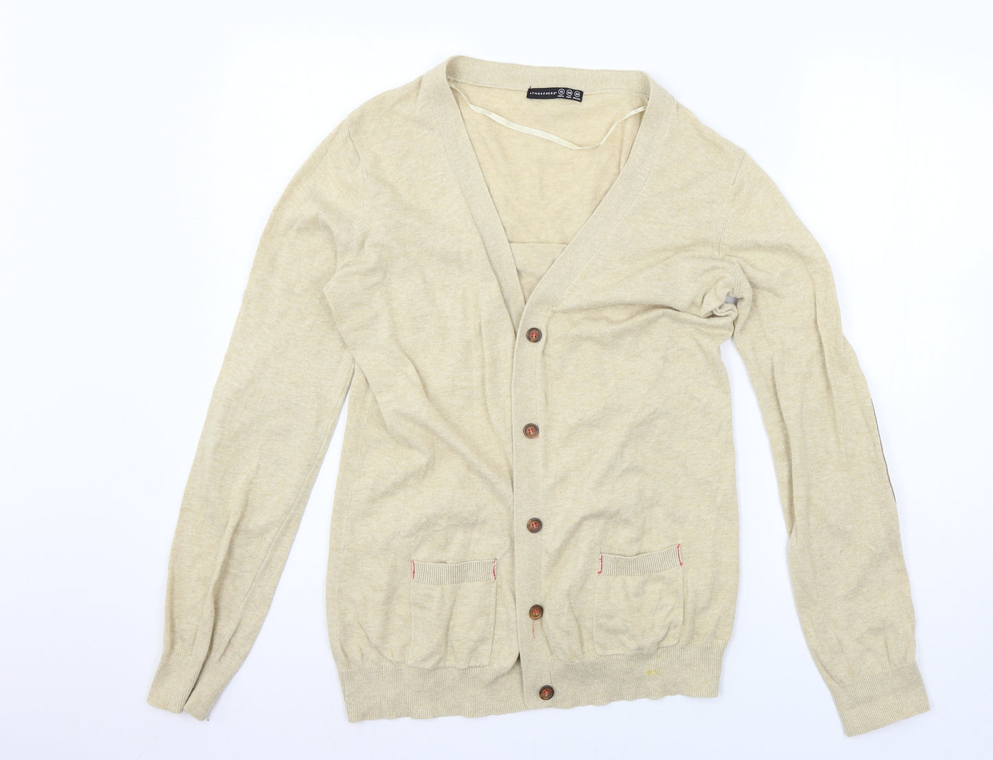 Atmosphere Womens Beige  Knit Cardigan Jumper Size 12