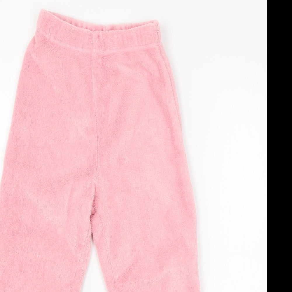 Chic-a-mo Girls Pink  Microfibre Capri Pyjama Pants Size 7-8 Years