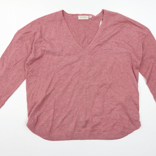 Only Carmakoma Womens Pink  Knit Pullover Jumper Size 14