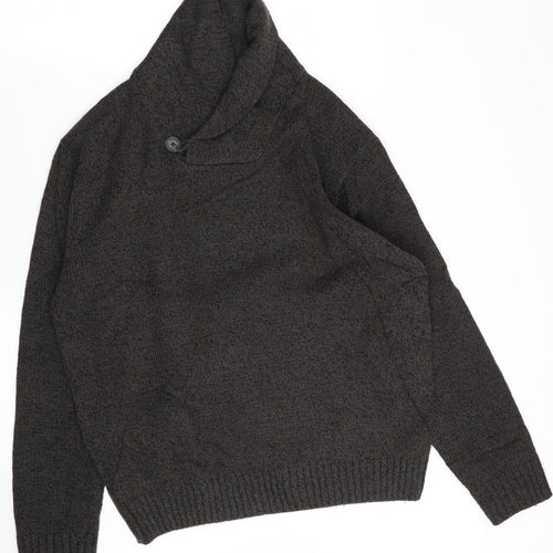 M&S Mens Brown   Pullover Jumper Size M