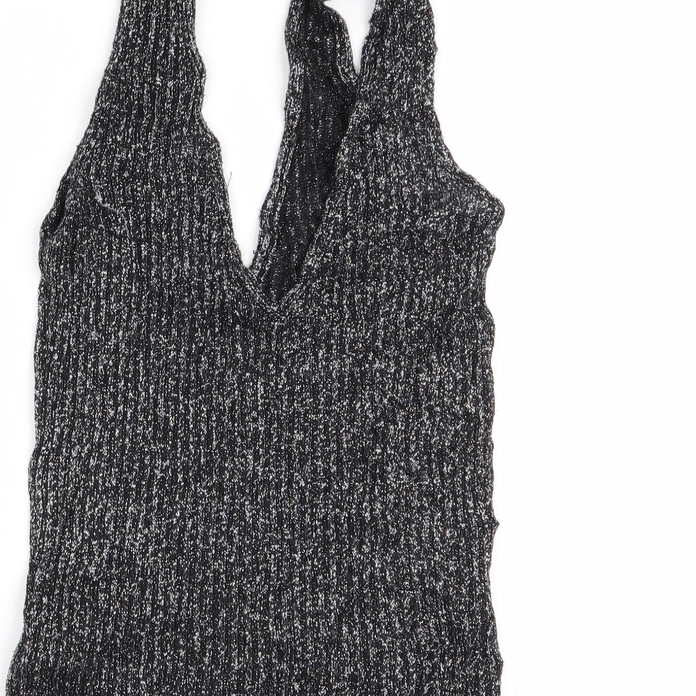 Topshop Womens Black   Basic Tank Size 6