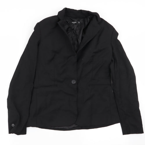 Mango Womens Black   Jacket Blazer Size 8