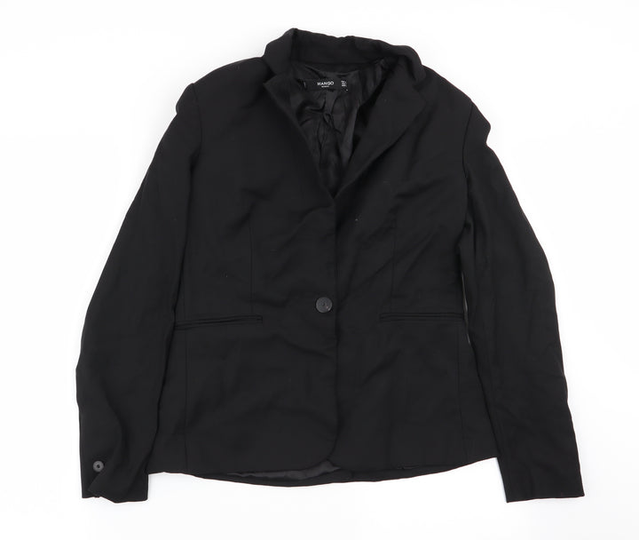Mango Womens Black   Jacket Blazer Size 8