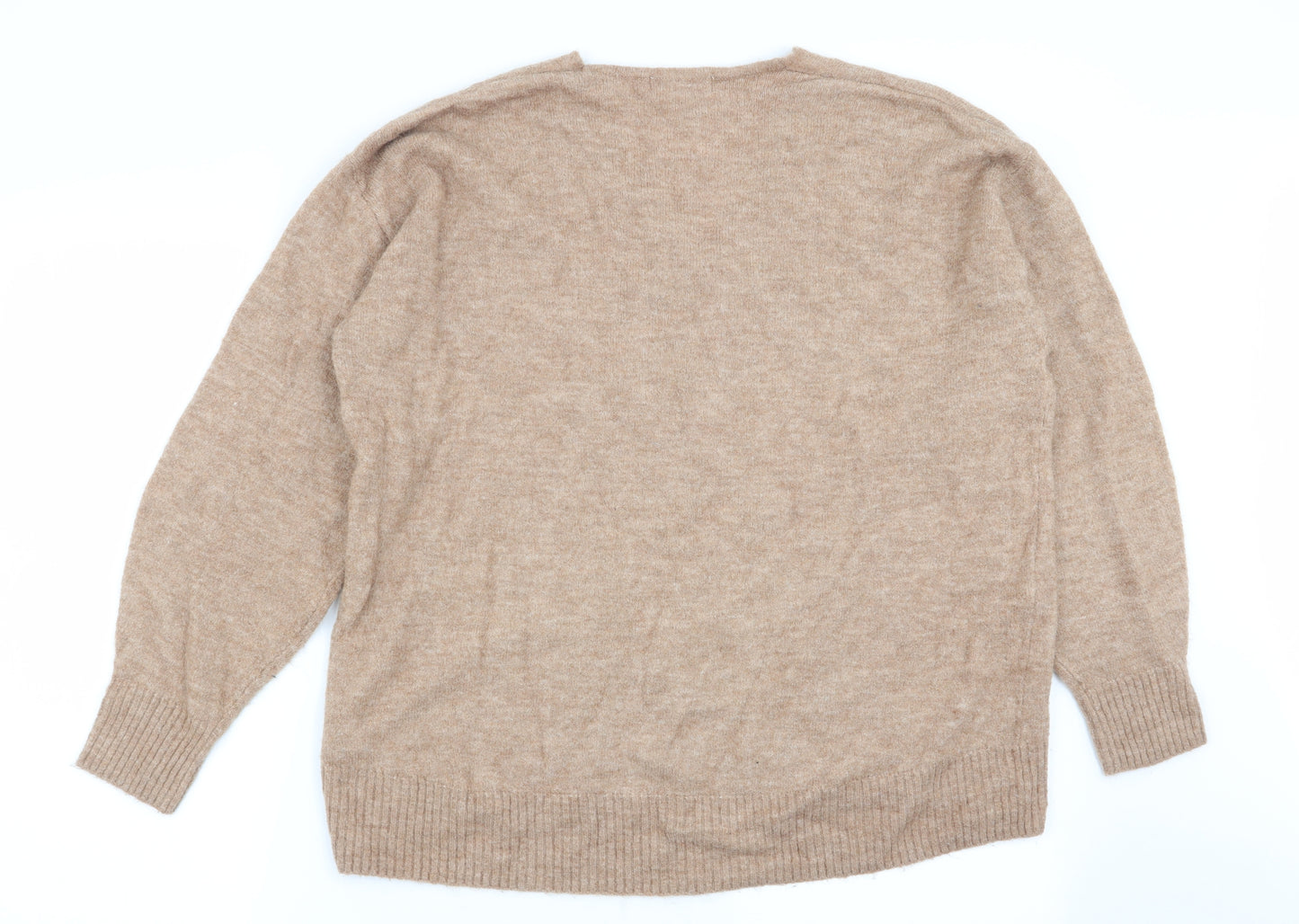 H&M Womens Beige   Pullover Jumper Size M