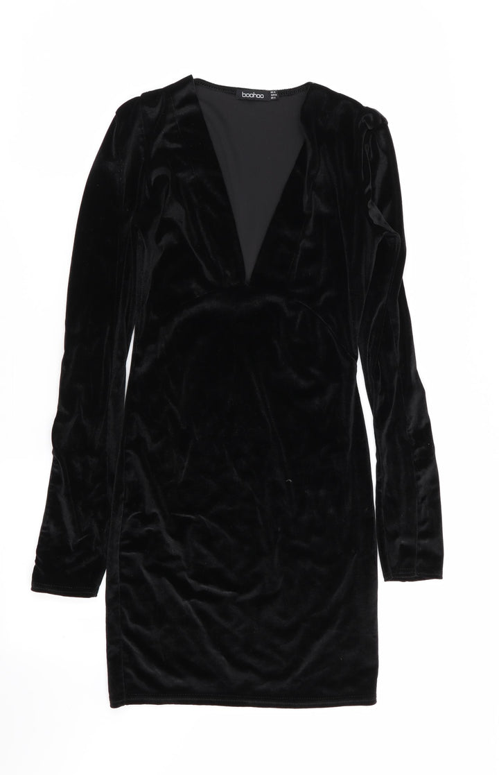 Boohoo Womens Black   Fit & Flare  Size 10
