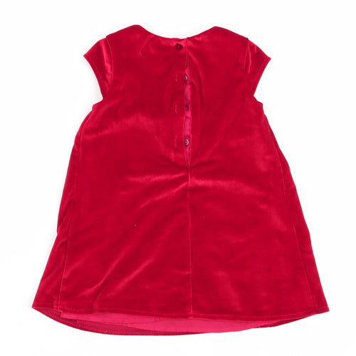 m Girls Red   Fit & Flare  Size 12-18 Months