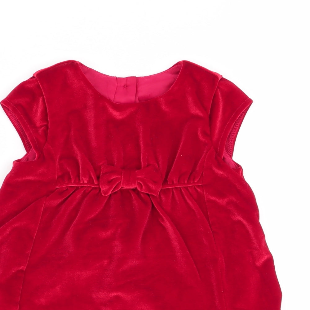 m Girls Red   Fit & Flare  Size 12-18 Months