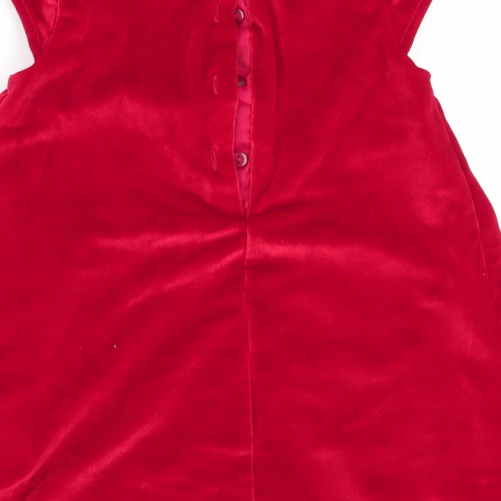 m Girls Red   Fit & Flare  Size 12-18 Months