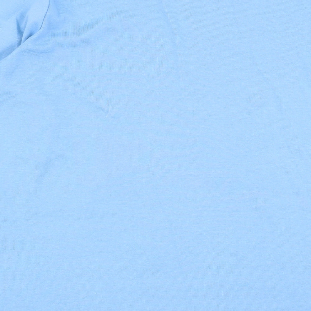 M&S Womens Blue   Basic T-Shirt Size 24