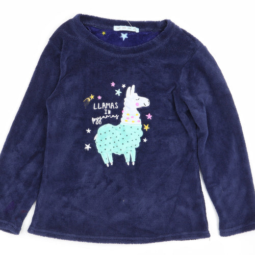 just like you Girls Blue Batik  Top Pyjama Top Size 10-11 Years