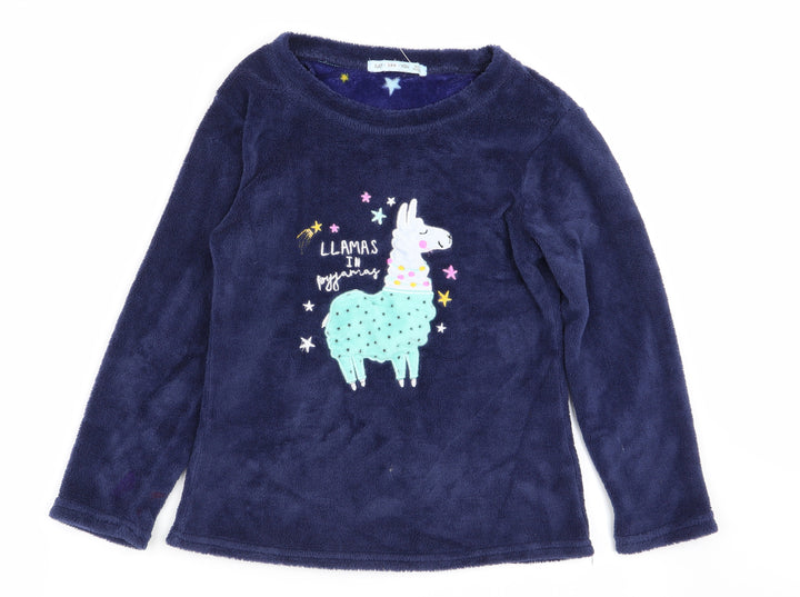 just like you Girls Blue Batik Top Pyjama Top Size 10-11 Years