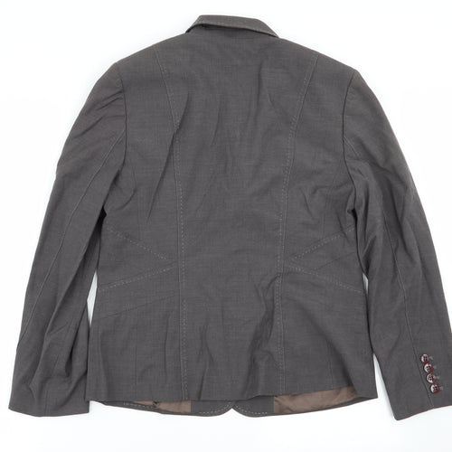 oscar b Womens Brown   Jacket Blazer Size 12