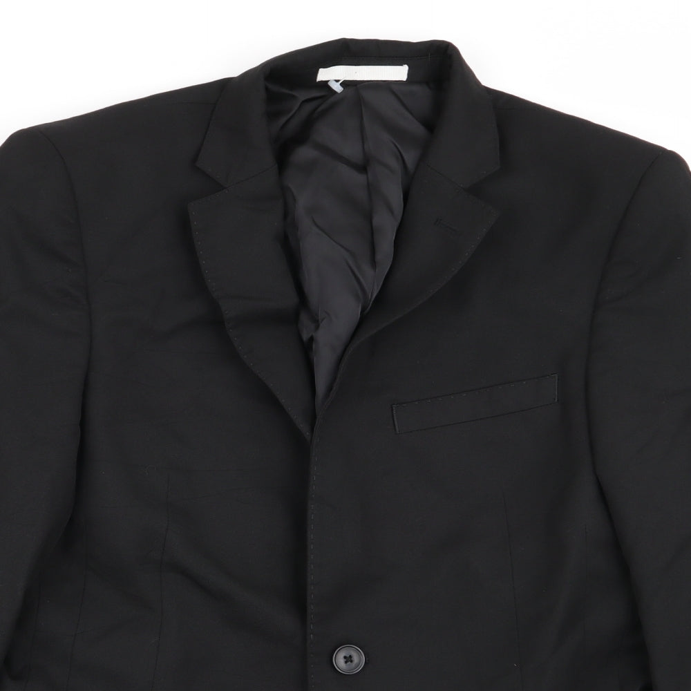 Moss London Mens Black   Jacket Blazer Size 36