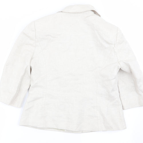 Precis Womens Beige   Jacket Blazer Size 12