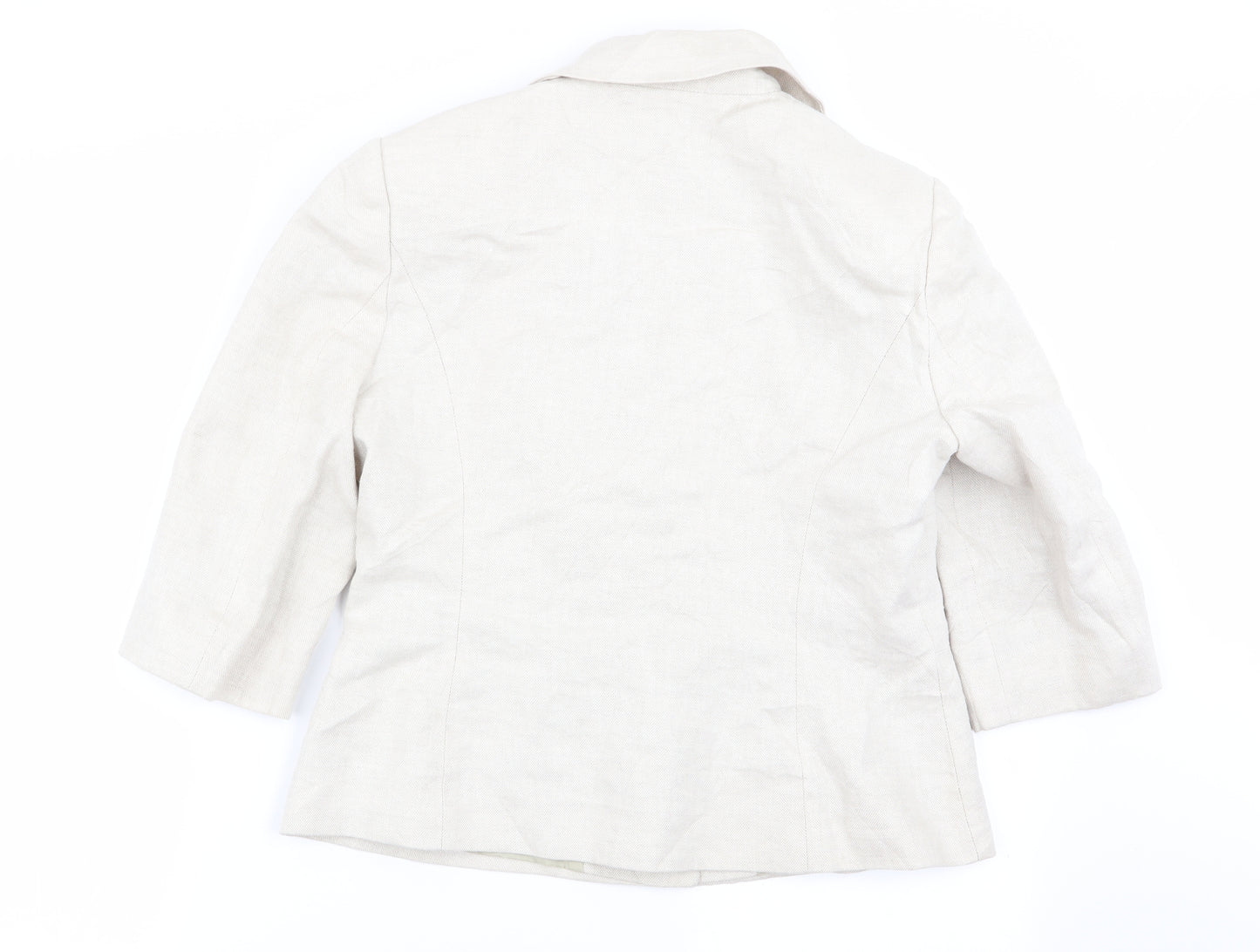 Precis Womens Beige   Jacket Blazer Size 12