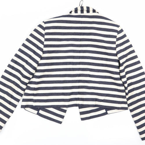 Autograph Womens Multicoloured Striped  Jacket Blazer Size 8