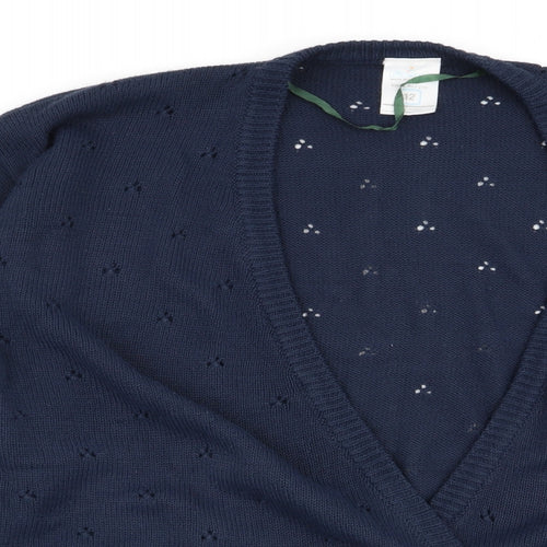 Littlewoods Womens Blue   Cardigan Jumper Size 12
