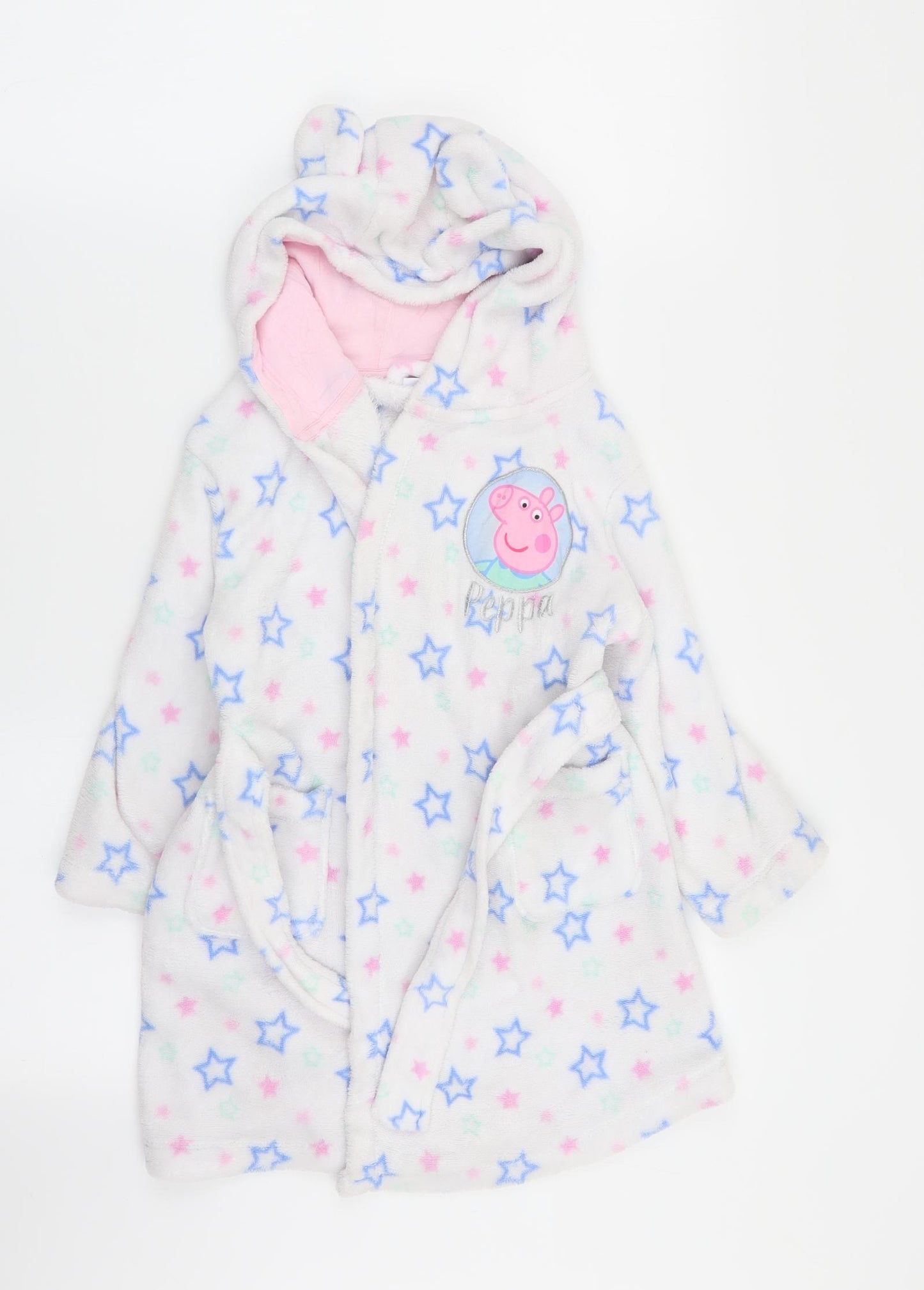 Asda George Girls Multicoloured Geometric  Top Robe Size 3-4 Years