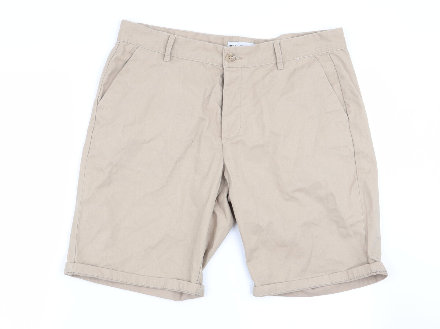 denim and co Mens Beige   Cargo Shorts Size 34 in