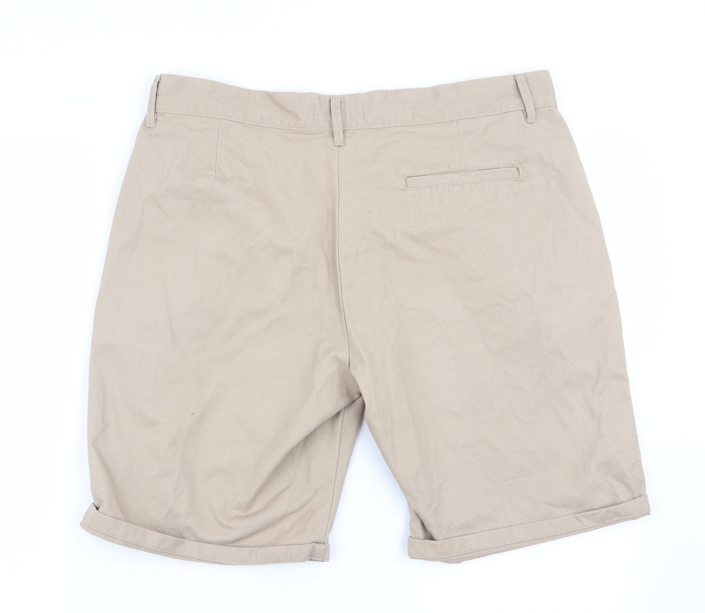 denim and co Mens Beige   Cargo Shorts Size 34 in