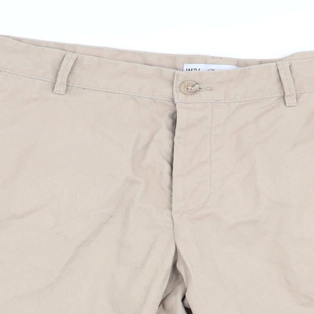 denim and co Mens Beige   Cargo Shorts Size 34 in